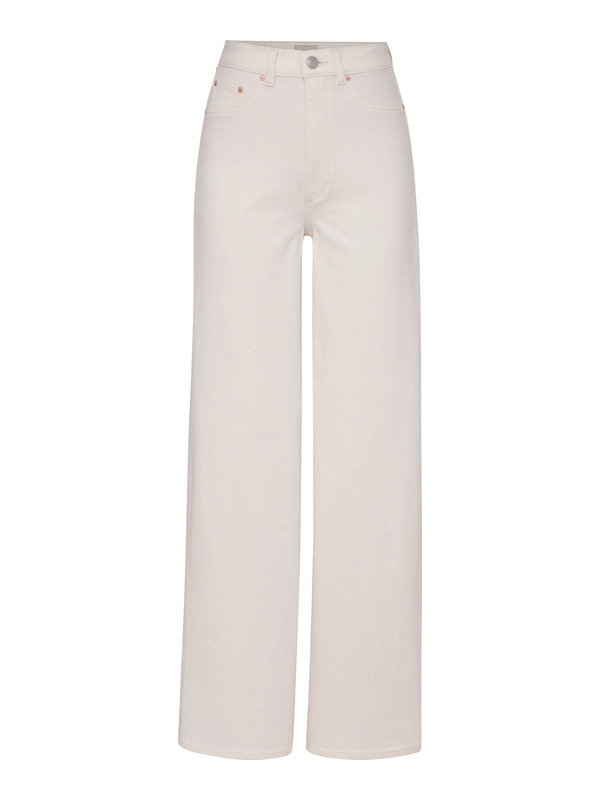 Hepburn Wide Leg — Eggshell
