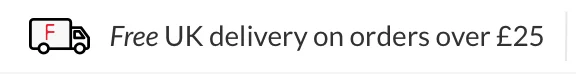 Free UK delivery on orders over £25