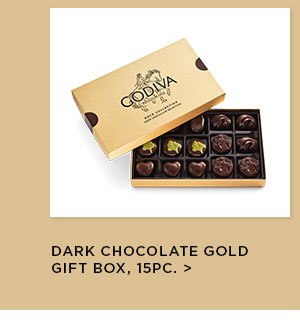 Dark Chocolate Gold Gift Box, 15pc.