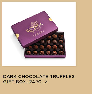 Dark Chocolate Truffles Gift Box, 24pc.