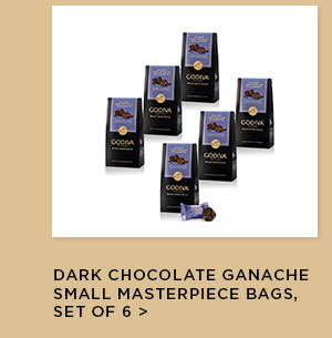 Dark Chocolate Ganache Small Masterpiece Bags, Set of 6Celebration Trio Gift Set