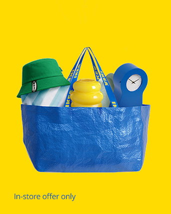 IKEA bag full of items