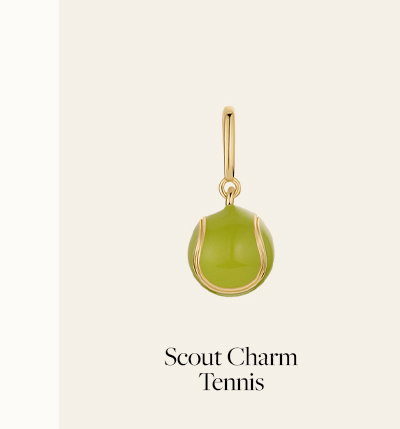 Scout Tennis Charm