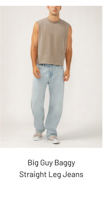 Big Guy Baggy Straight Leg Jeans
