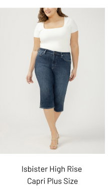 Isbister High Rise Capri Plus Size