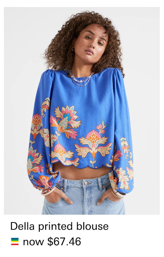 DELLA PRINTED BLOUSE