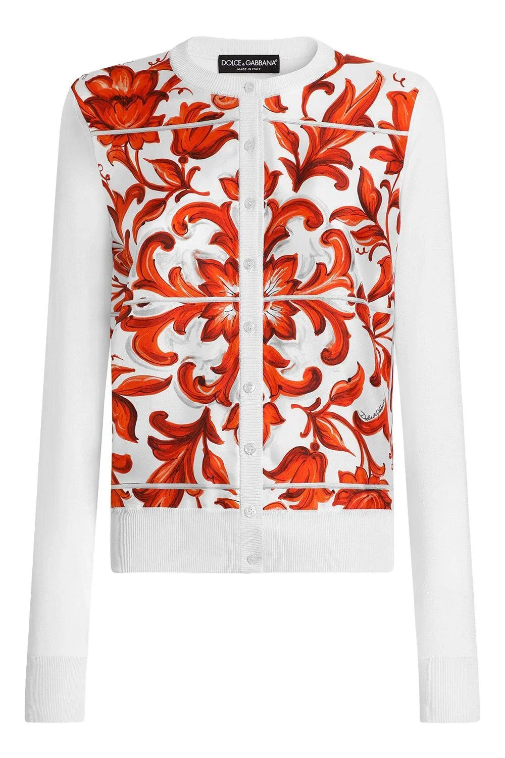 Image of maiolica knit cardigan