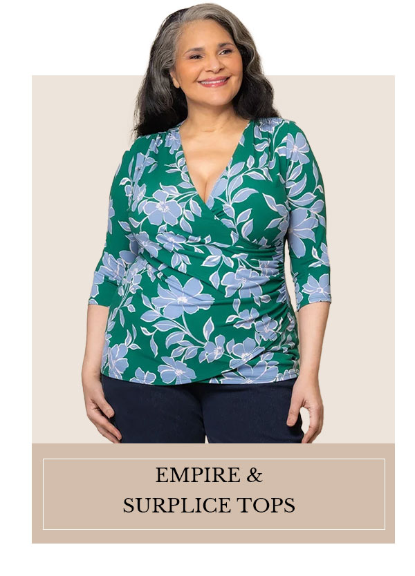 Emprie & surplice tops