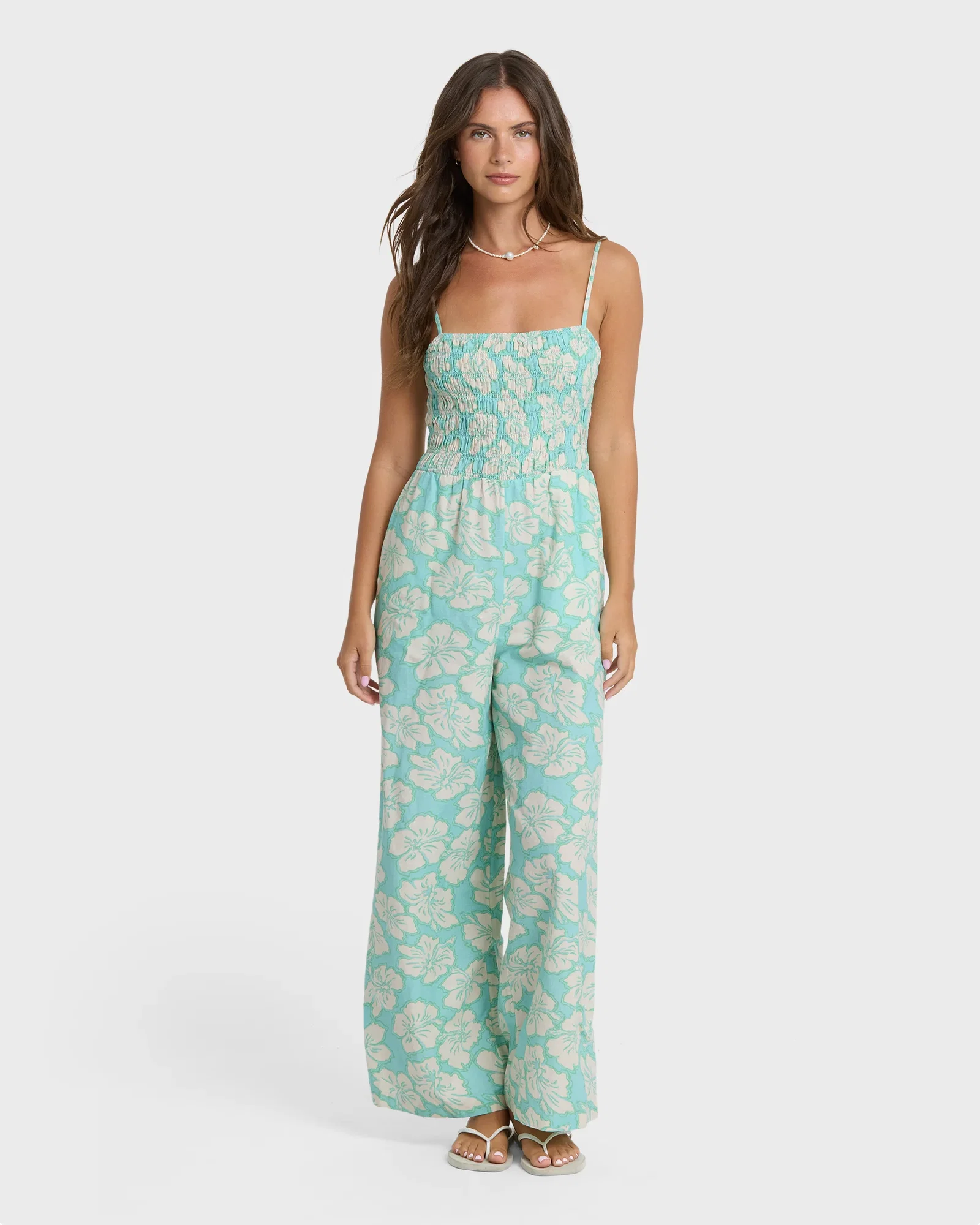 Image of Soft Sands Jumpsuit - Waterfall