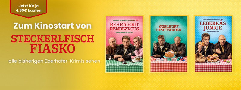 Steckerlfischfiasko-Kinostart - Bisherige Eberhofer-Krimis ab 4,99€ kaufen
