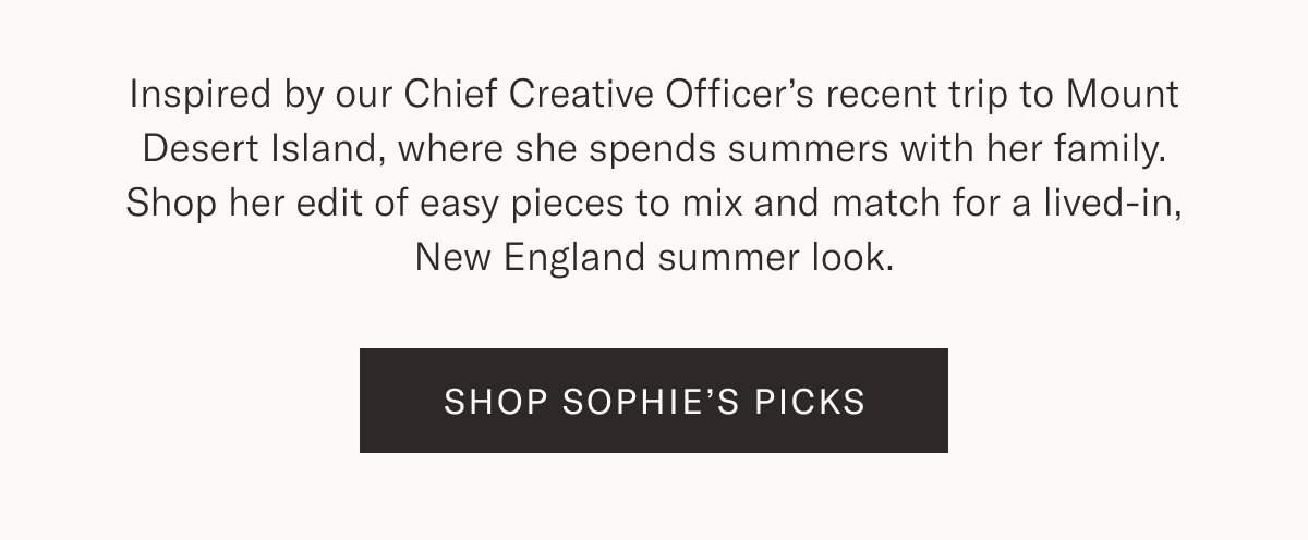 Shop Sophie's Picks
