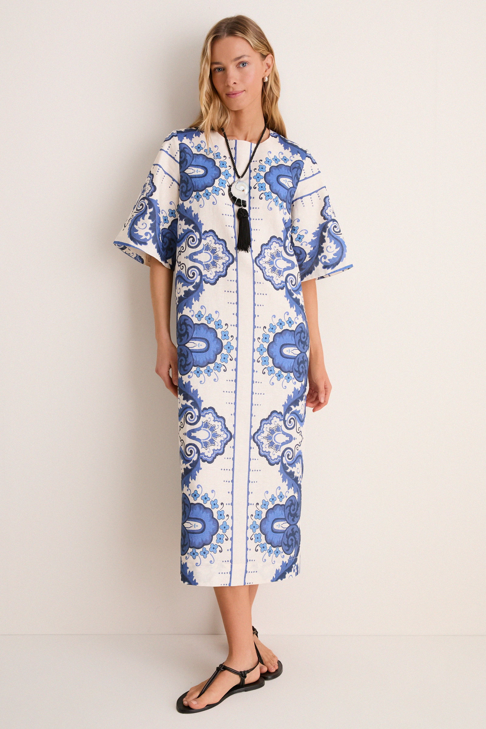 Image of Ultramarine Medallion James Dress