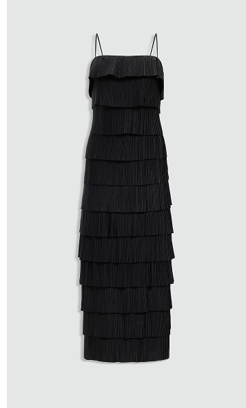 Shade Pleated Midi Dress