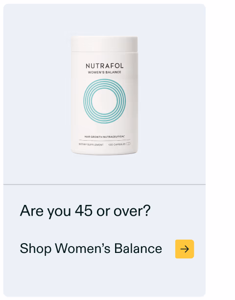 Are you 45 or over? Shop Women’s Balance