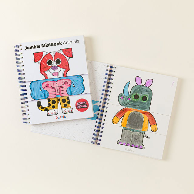 Color Your Own Mix & Match Animal Book
