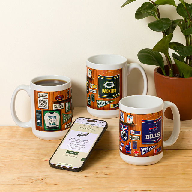Your NFL Team Interactive QR Mug