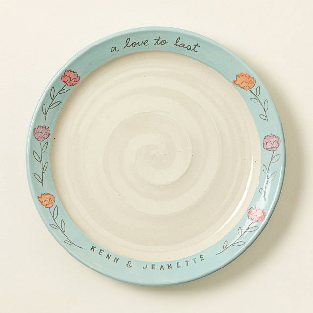 Lasting Love Personalized Ceramic Platter