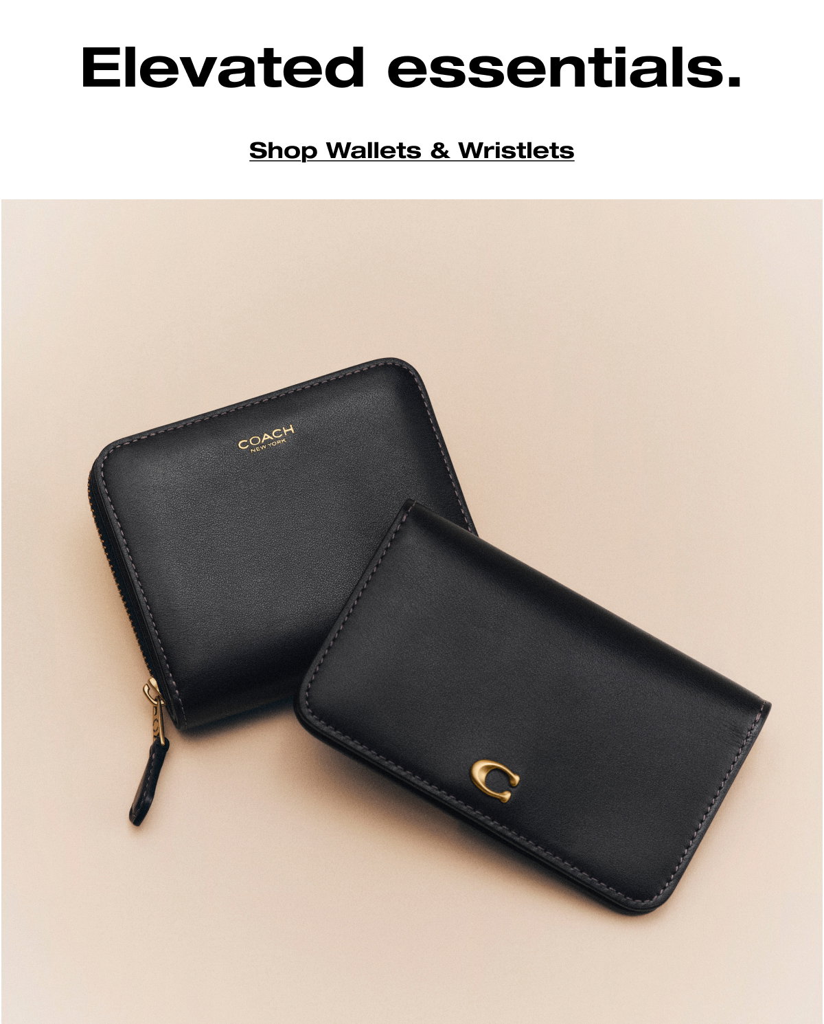Elevated essentials. Shop Wallets & Wristlets