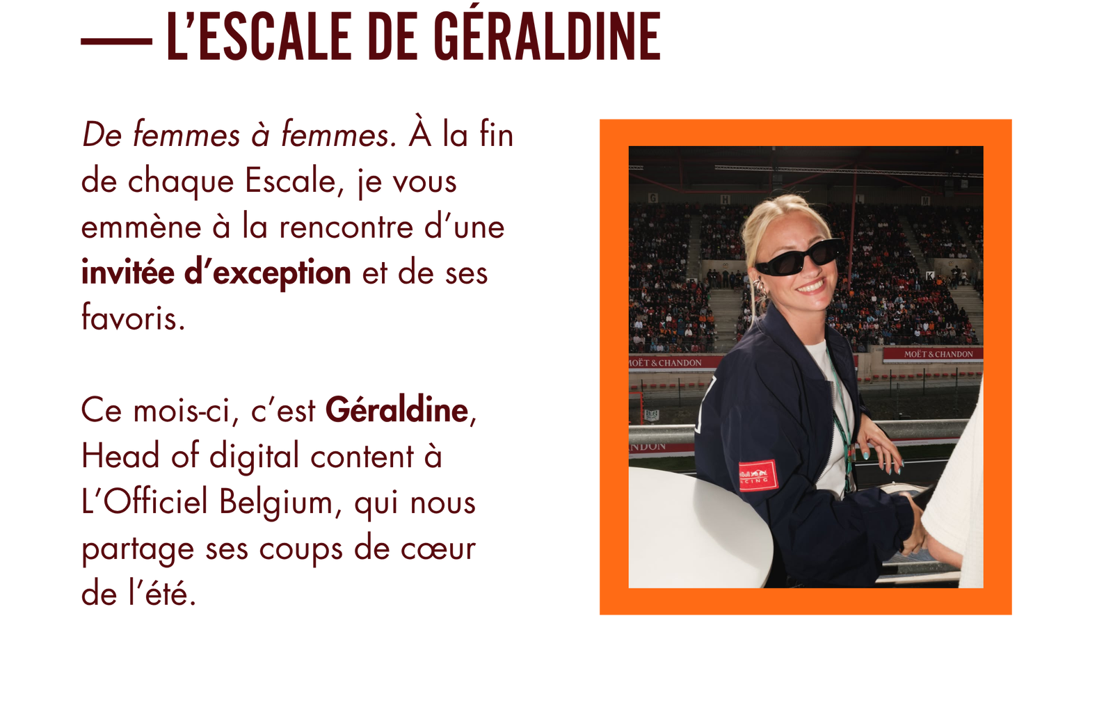L'Escale de Géraldine