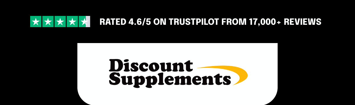 Rated 4.6/5 on Trustpilot from 17,000+ reviews Discount Supplements
