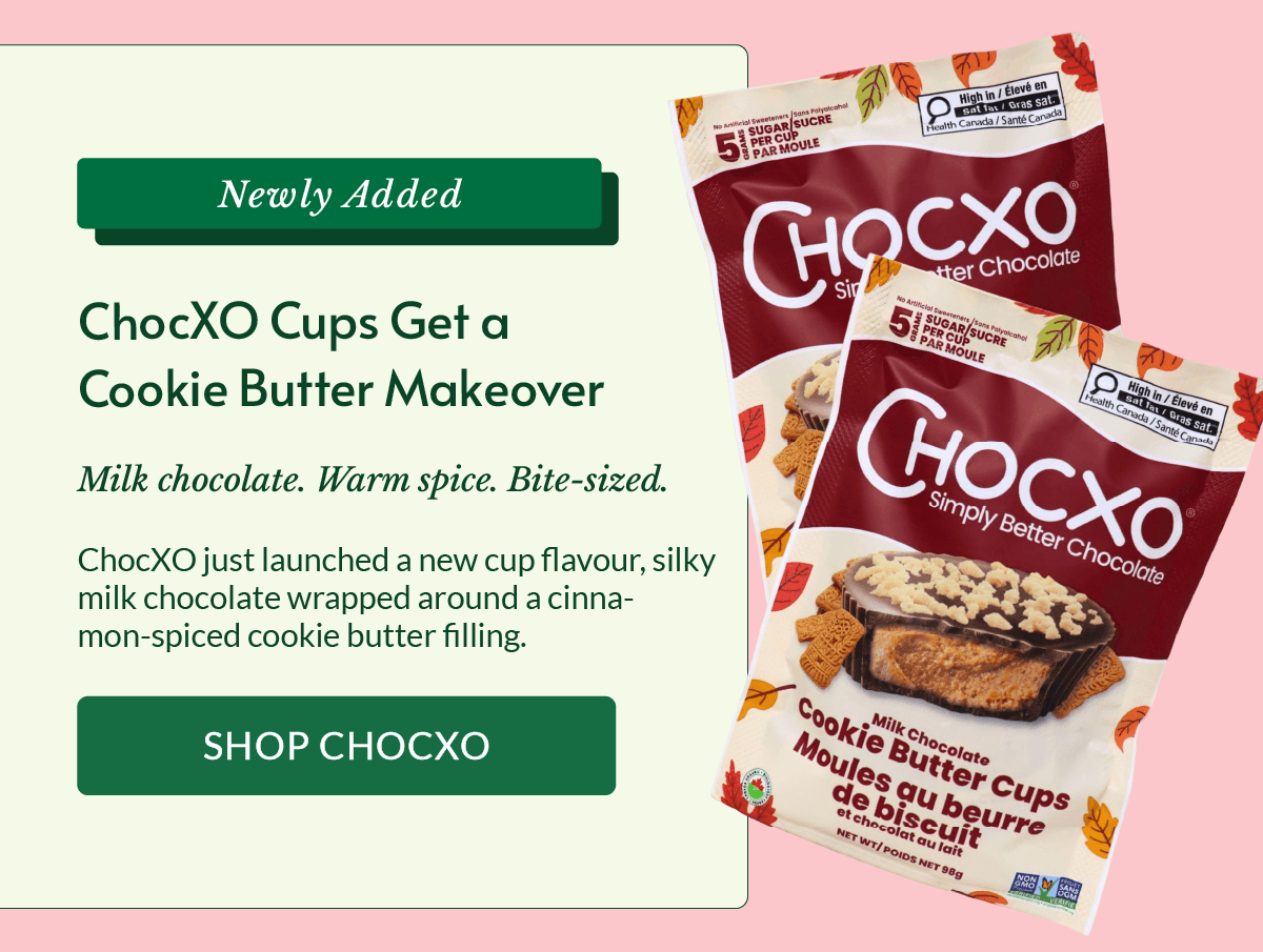 ChocXO Cookie Butter Cups new flavour added
