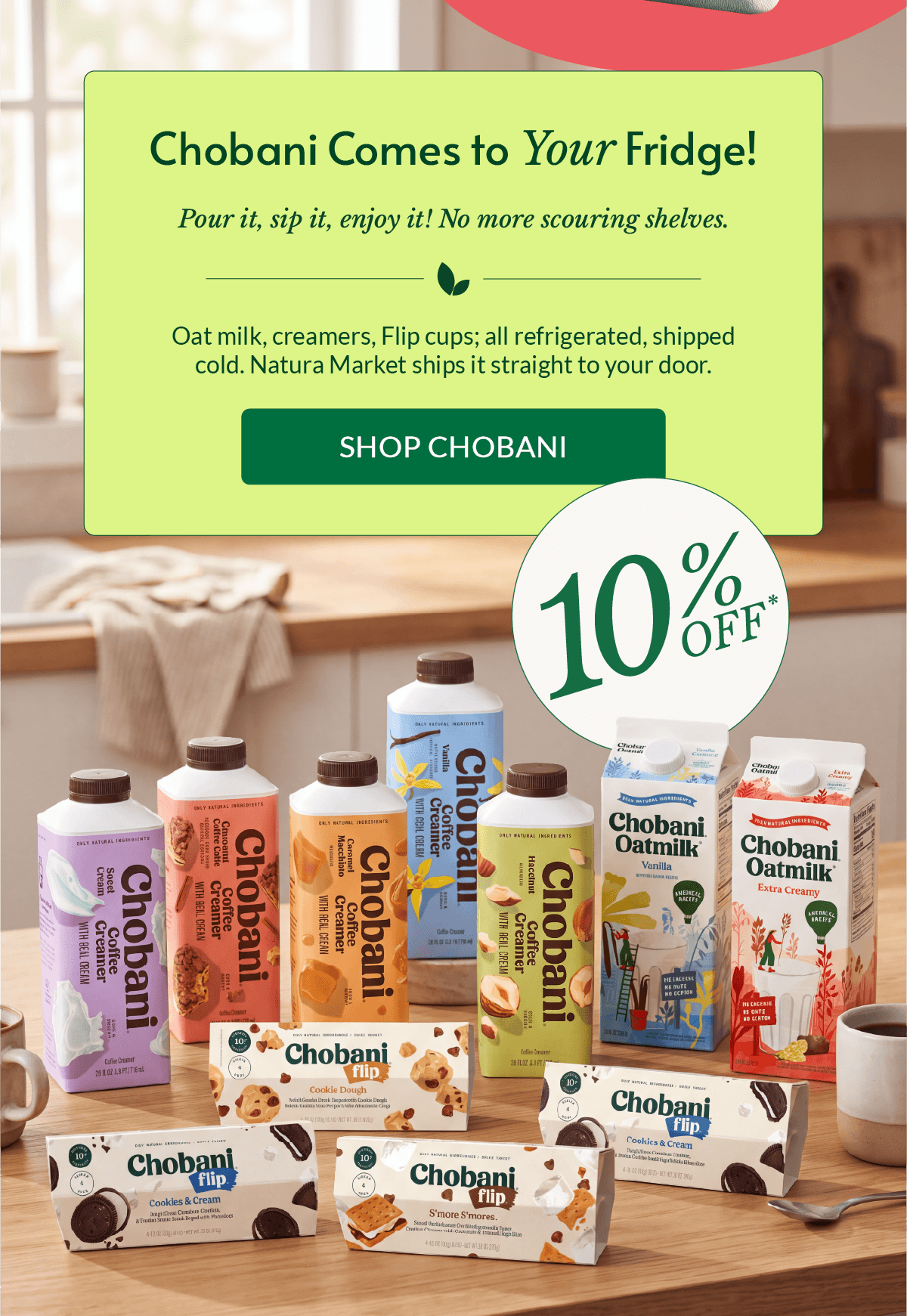10% Off Sale on Chobani Products