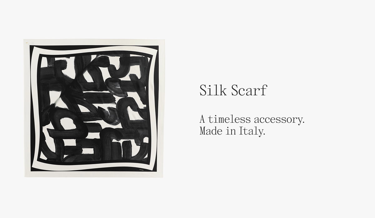 Silk Scarf A timeless accessory. Made in Italy.