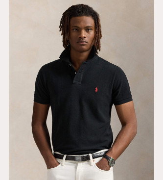 Polo de piqué negro