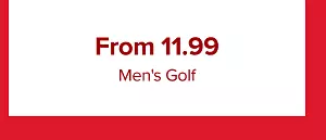 From 11.99 men’s golf.