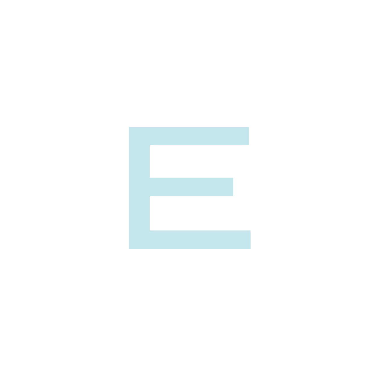 Image of letter E