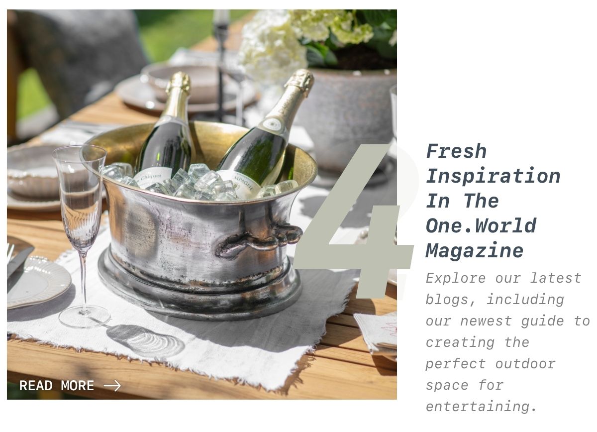Fresh Inspiration In The One.World Magazine