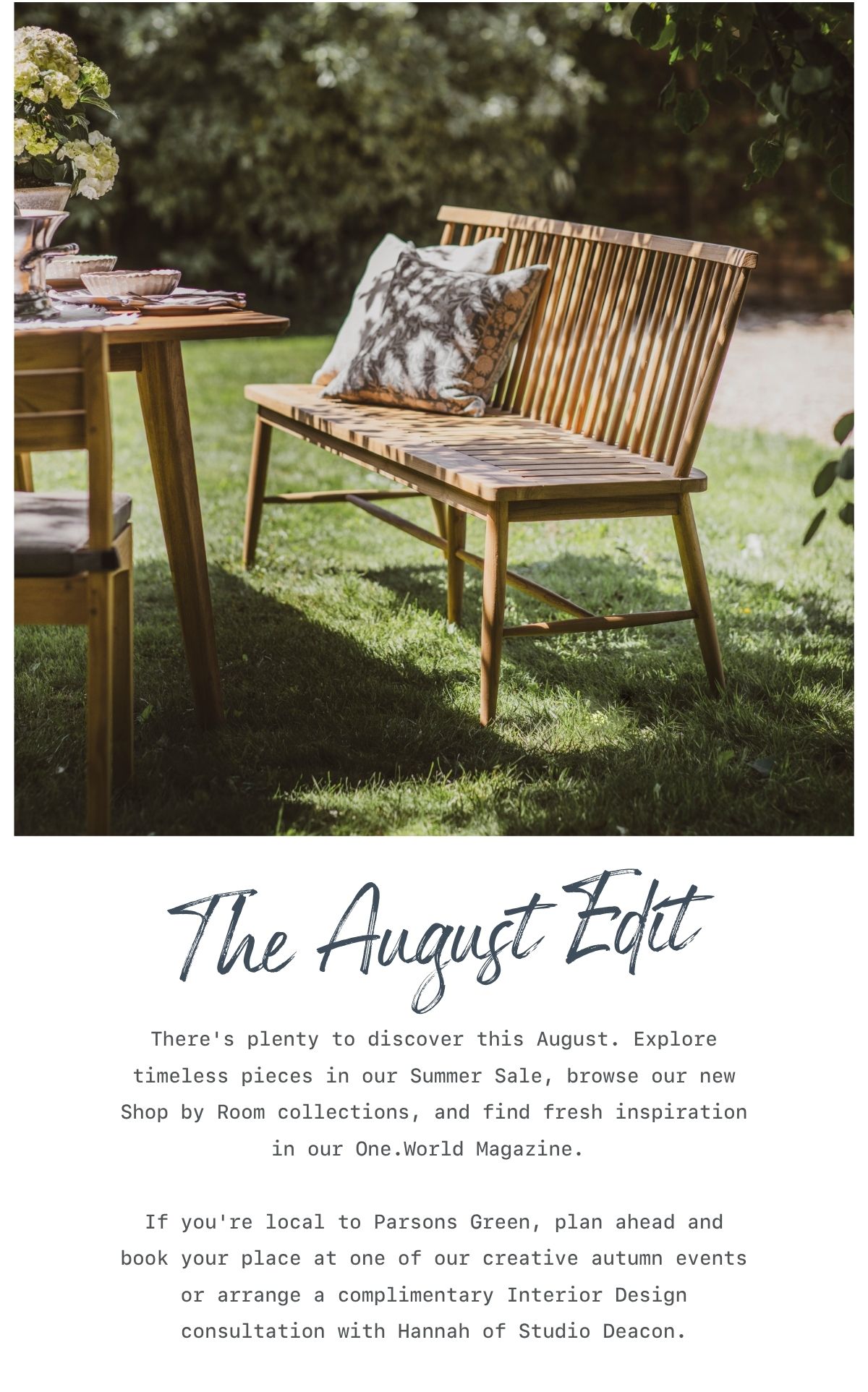 The August Edit
