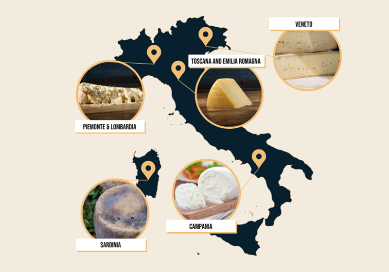A Tour Of Italian Cheese