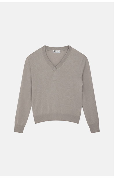 Jac + Jack Fenn Cashmere Sweater - Dark Pumice