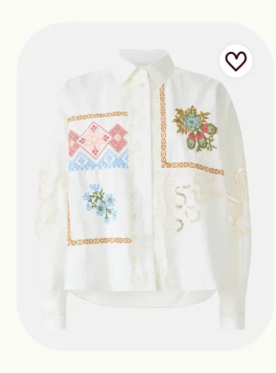 Button Down With Embroidery