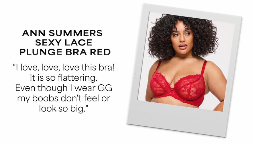 Shop Ann Summers Sexy Lace Plunge Red