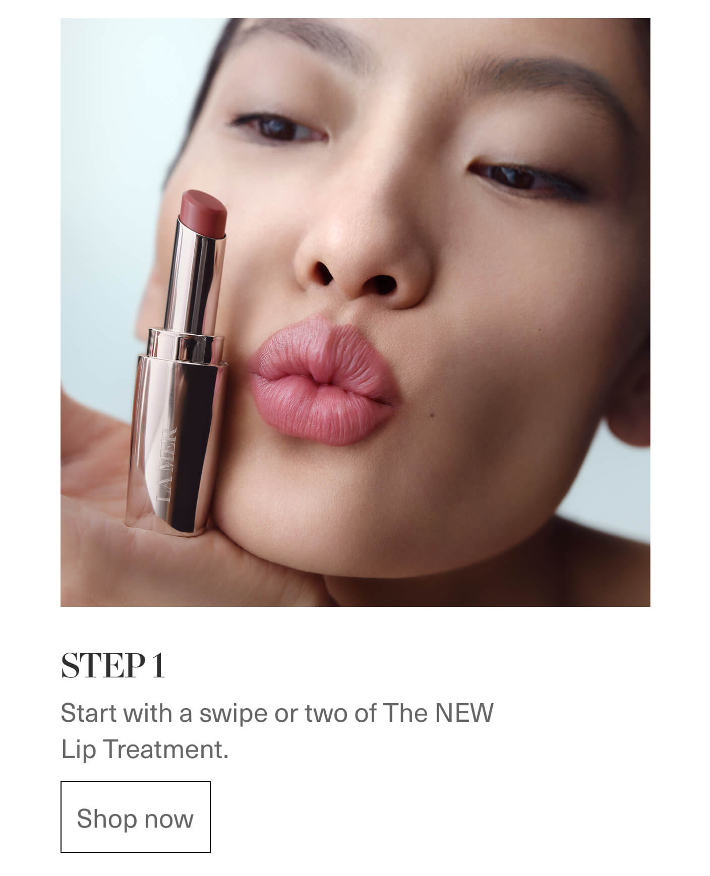 STEP 1 | Start with a swipe or two of The NEW Lip Treatment. | Shop now