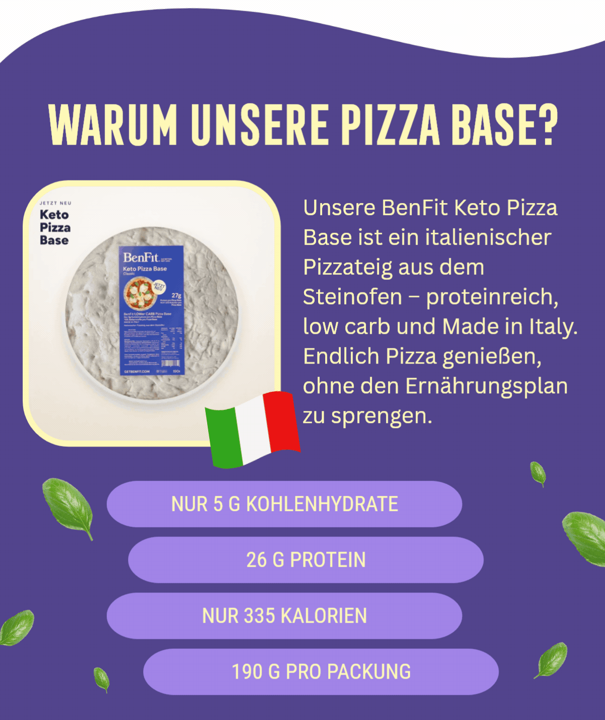 Warum BenFit Pizzaboden?