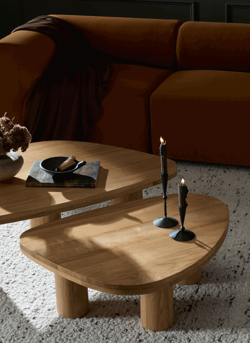 Zion Nesting Coffee Table, Set of 2 by Four Hands