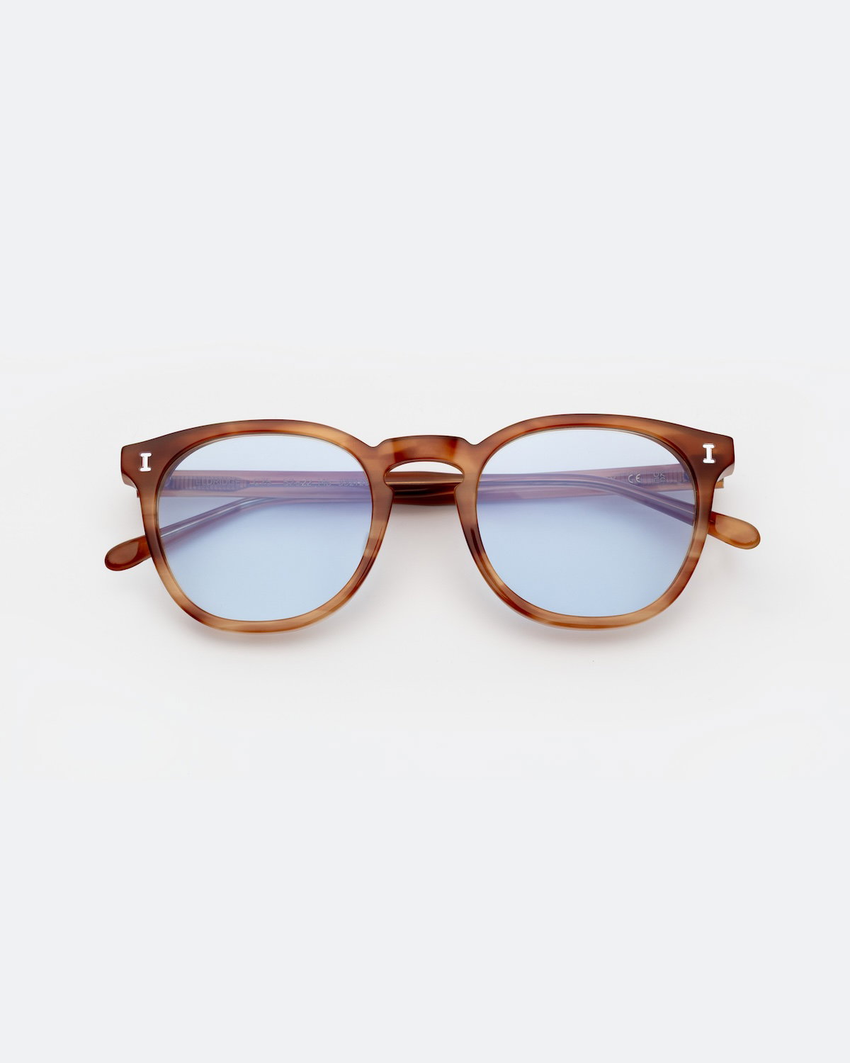 Shop Eldridge in Toffee with Light Blue Flat