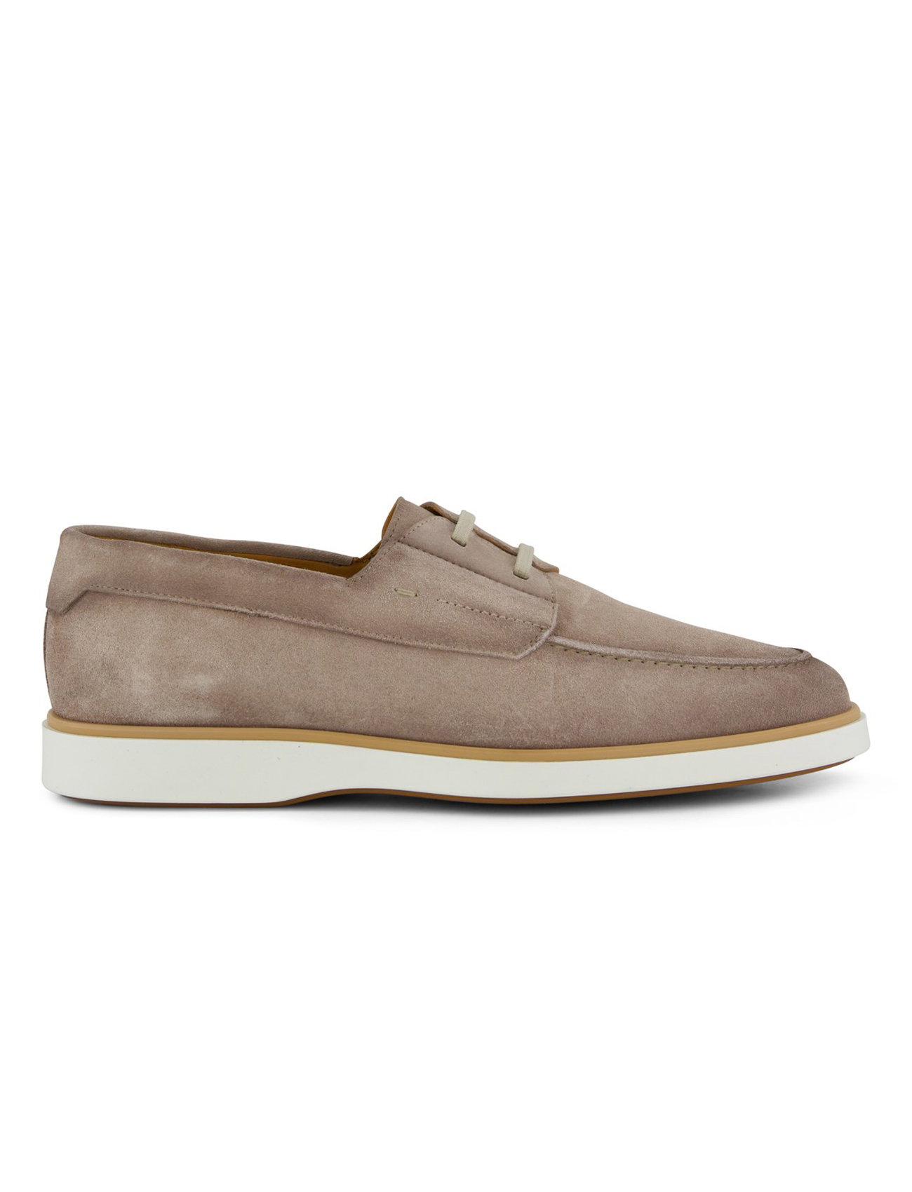 Instappers Magnanni donker beige suede