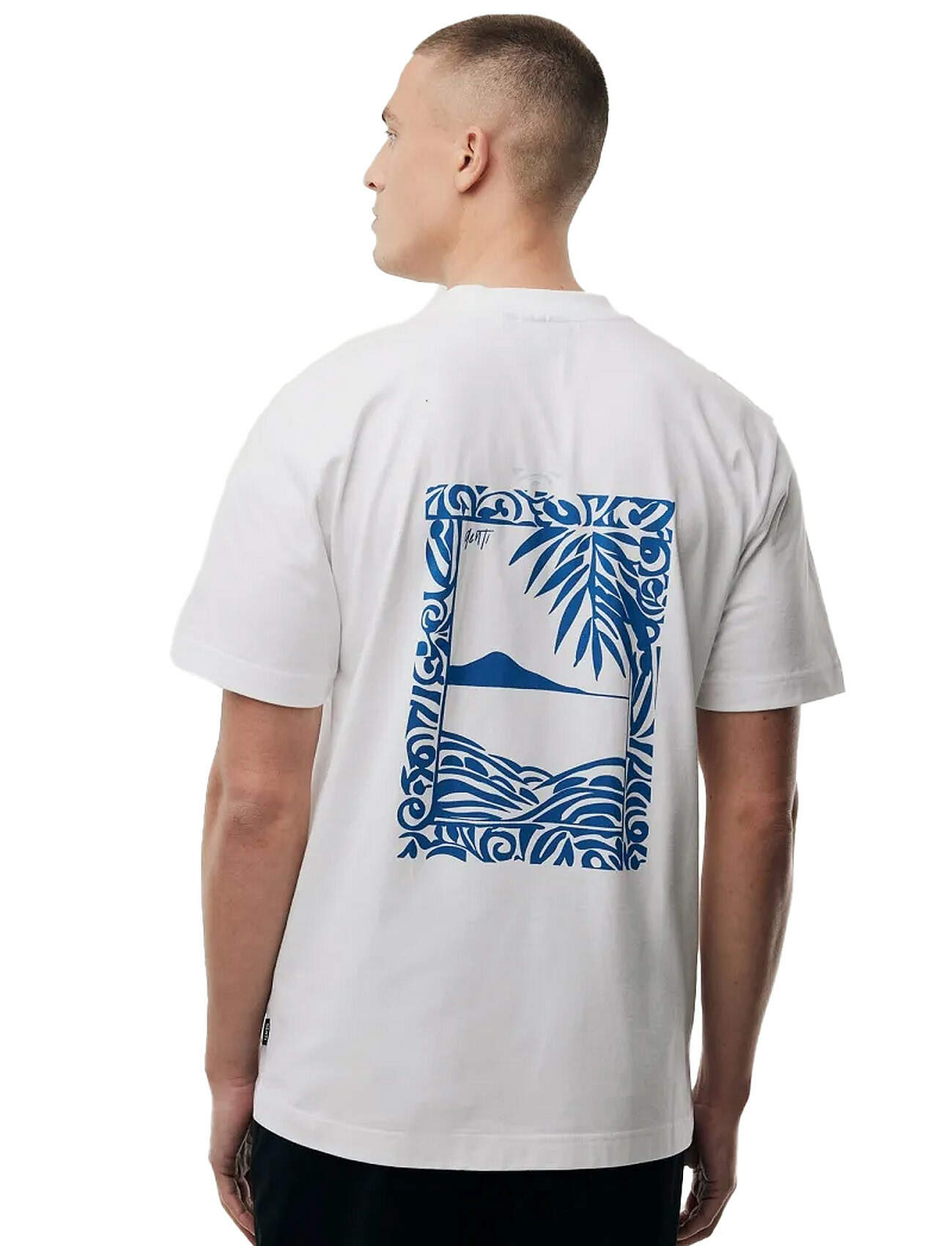 Wit Genti t-shirt backprint