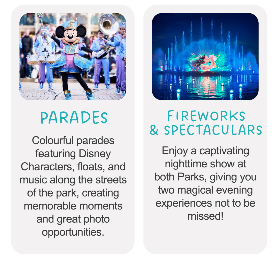 Parades, fireworks & spectaculars!