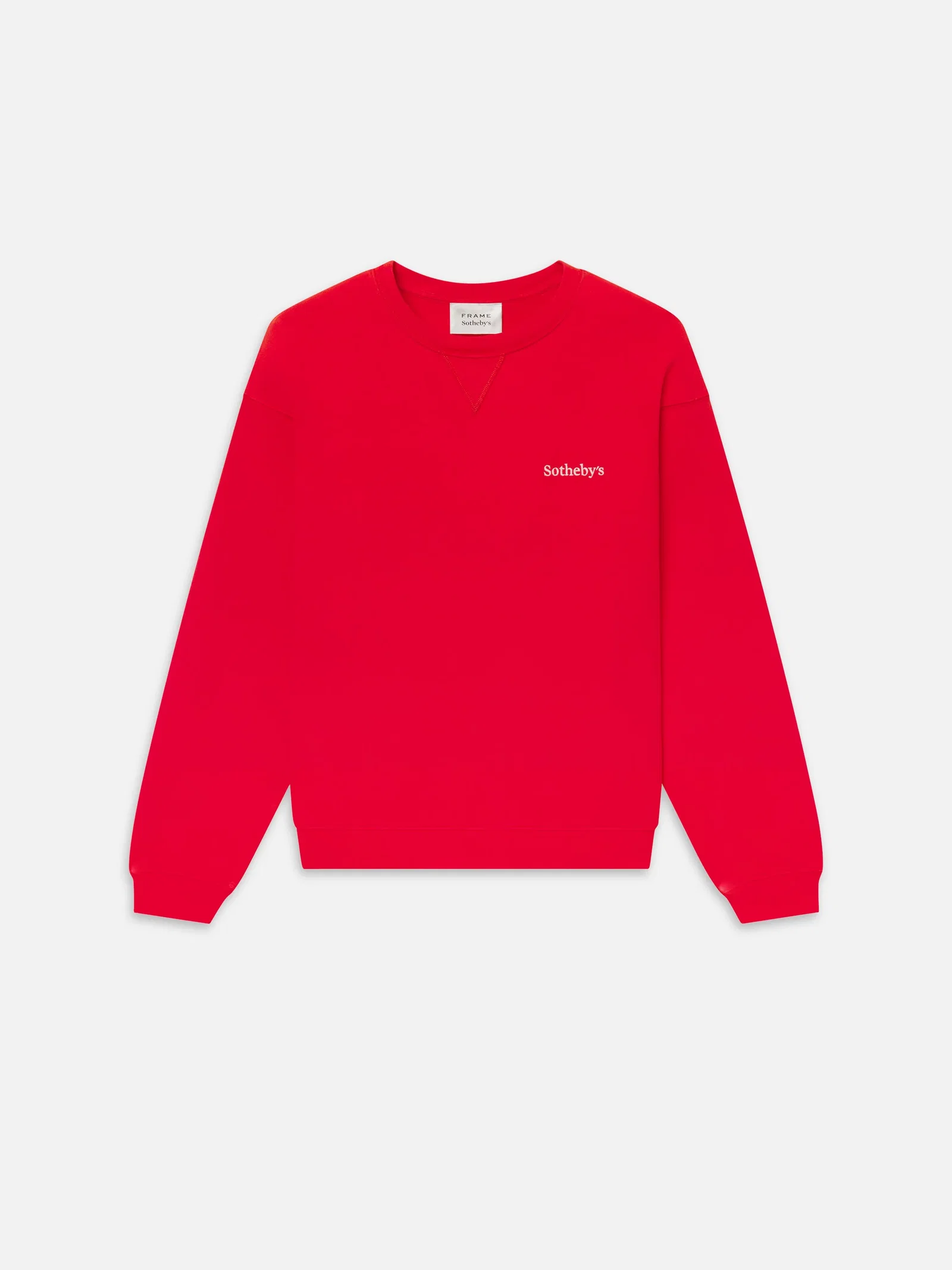 SOTHEBY’S SWEATSHIRT IN RED WASHED