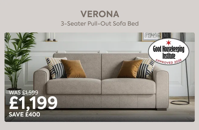 Verona 3-Seater Pull-Out Sofa Bed