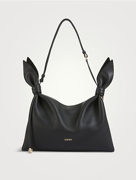Medium Scarf Leather Shoulder Bag