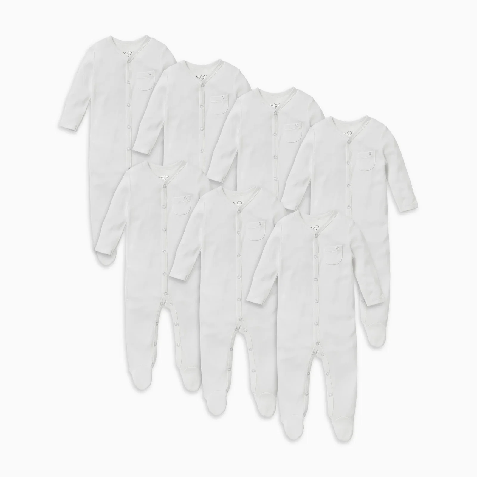 Image of Front Opening Sleepsuit 7 Pack
