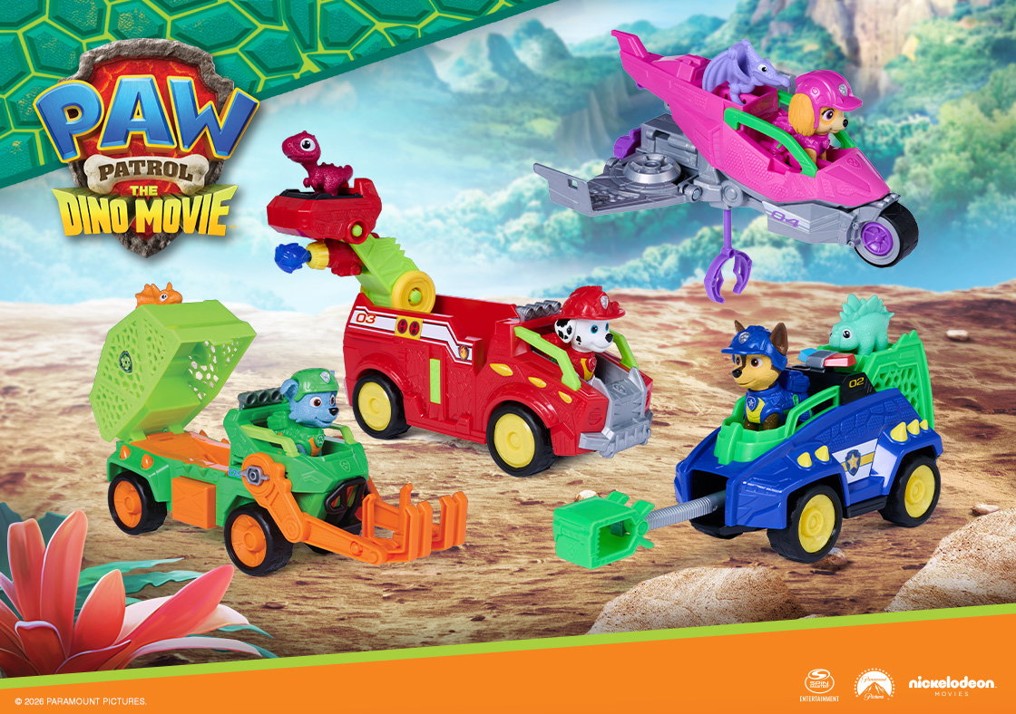 PAW Patrol The Dino Movie Vehicles