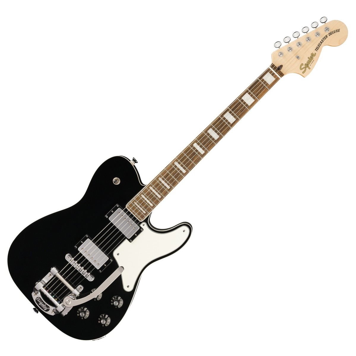 Squier Paranormal Troublemaker Telecaster Deluxe Bigsby, Black
