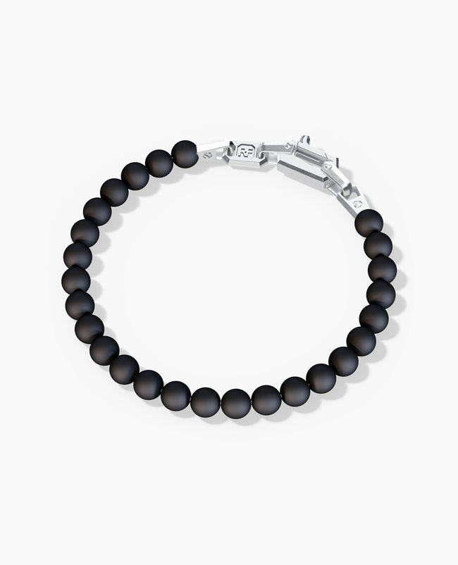 power-beads-bracelet-with-silver-lock-matt-onyx